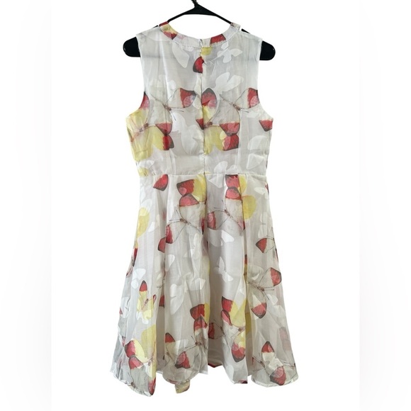 Zaful a-line red and white butterfly mini dress - Picture 3 of 3